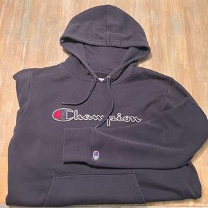 Navy Champion Hoodie